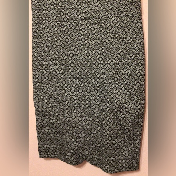 Margaret M Black/Gray Diamond Textured Sleeveless Dress Size Medium - Picture 4 of 6